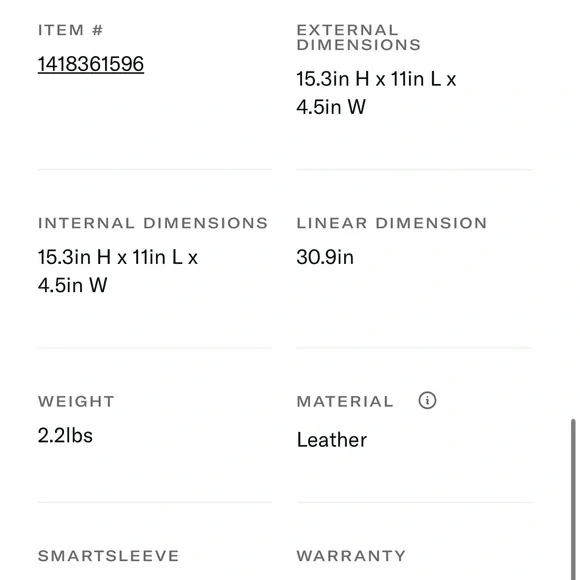 Samsonite Navy Backpack